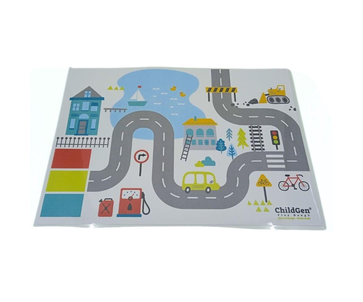 Natural Play Dough Set Vehicles