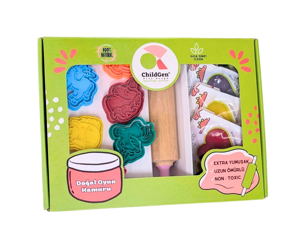 O Set de Plastilina Natural Unicorn