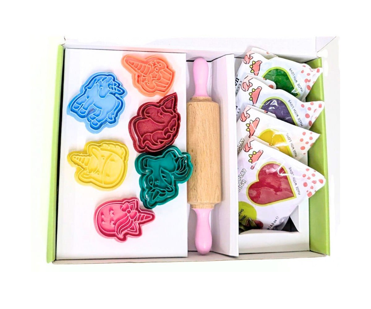 O Set de Plastilina Natural Unicorn