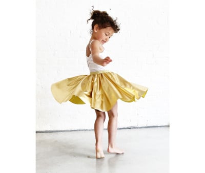 Funky Golden Skirt