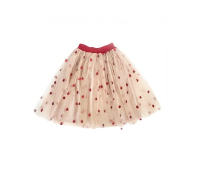 Saia longa Red Hearts 