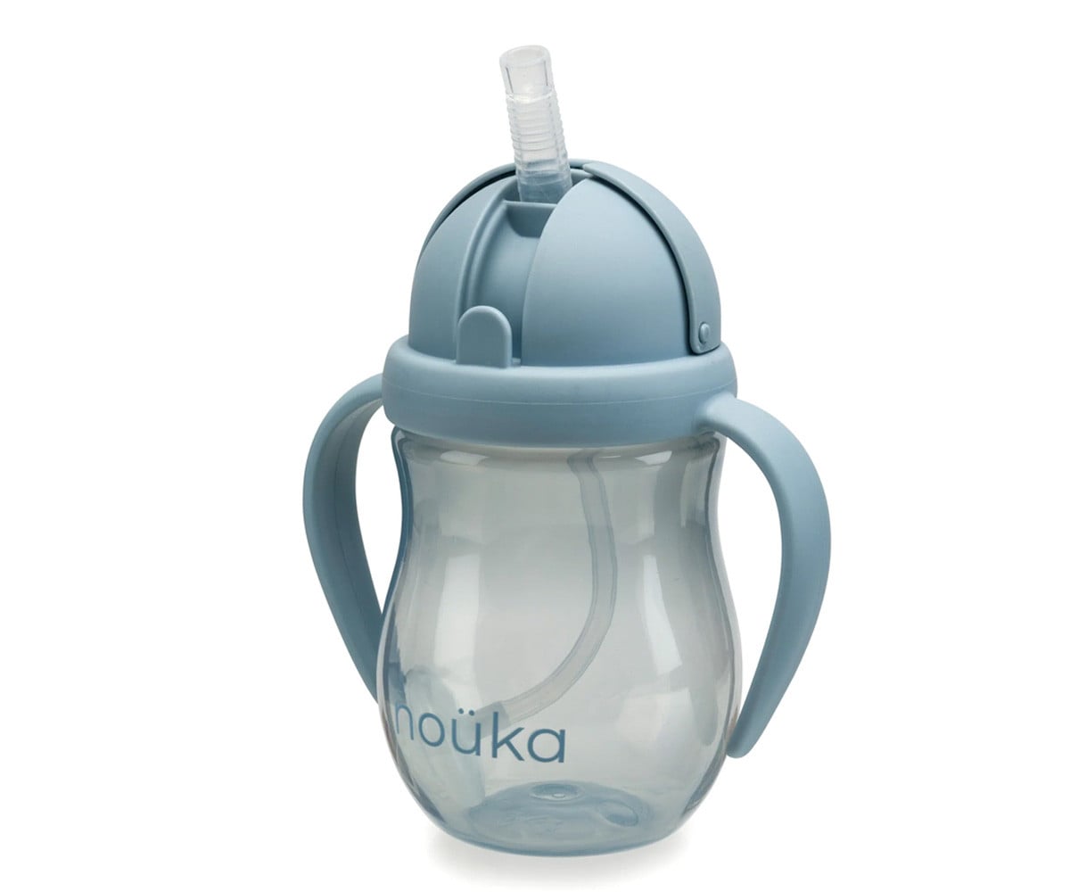 Non-Spill Cup with Weighted Flexible Straw 240ml Wave