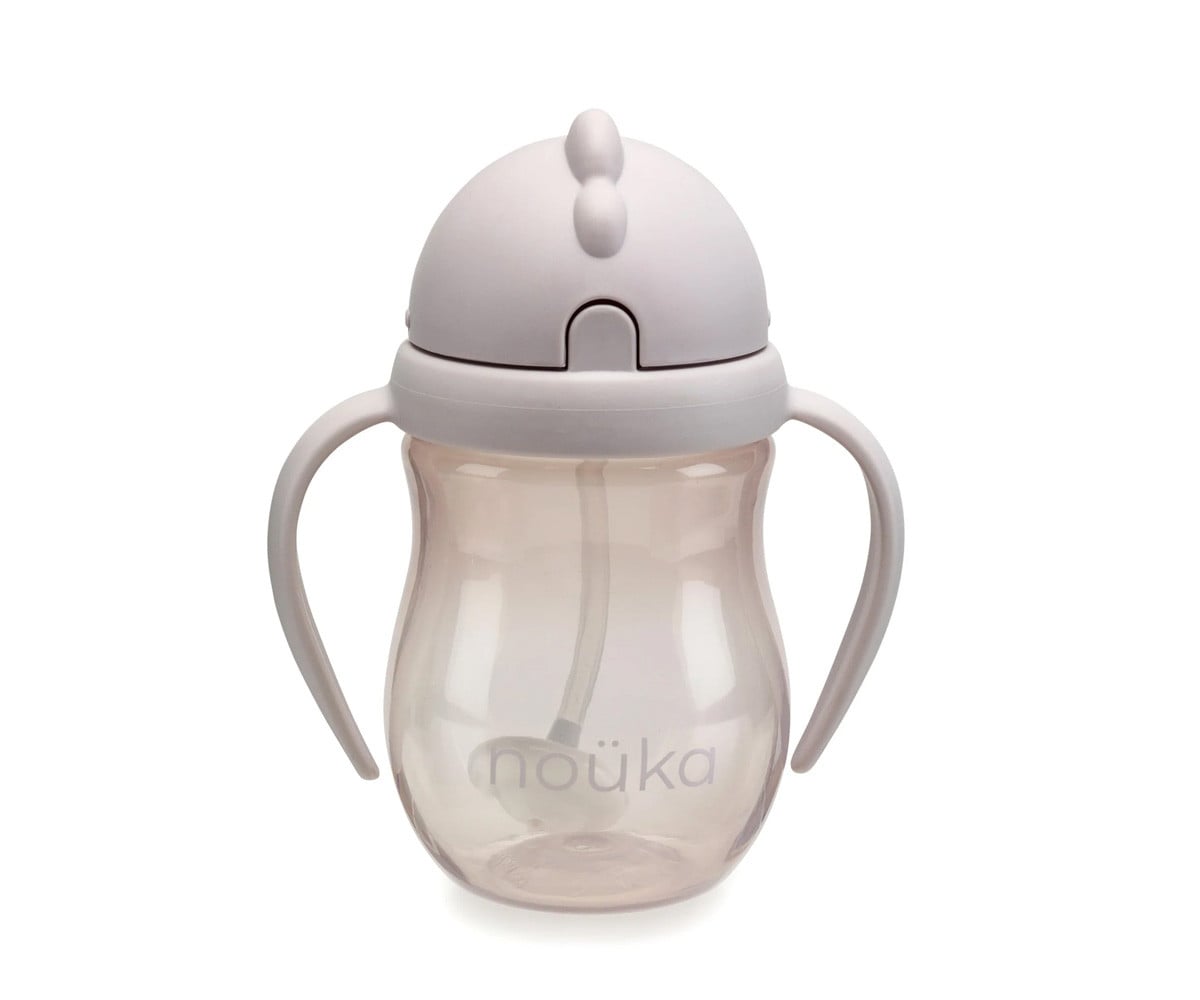 Gobelet Anti-Renversement Non-Spill avec Paille Flexible Lestée 240 ml Bloom
