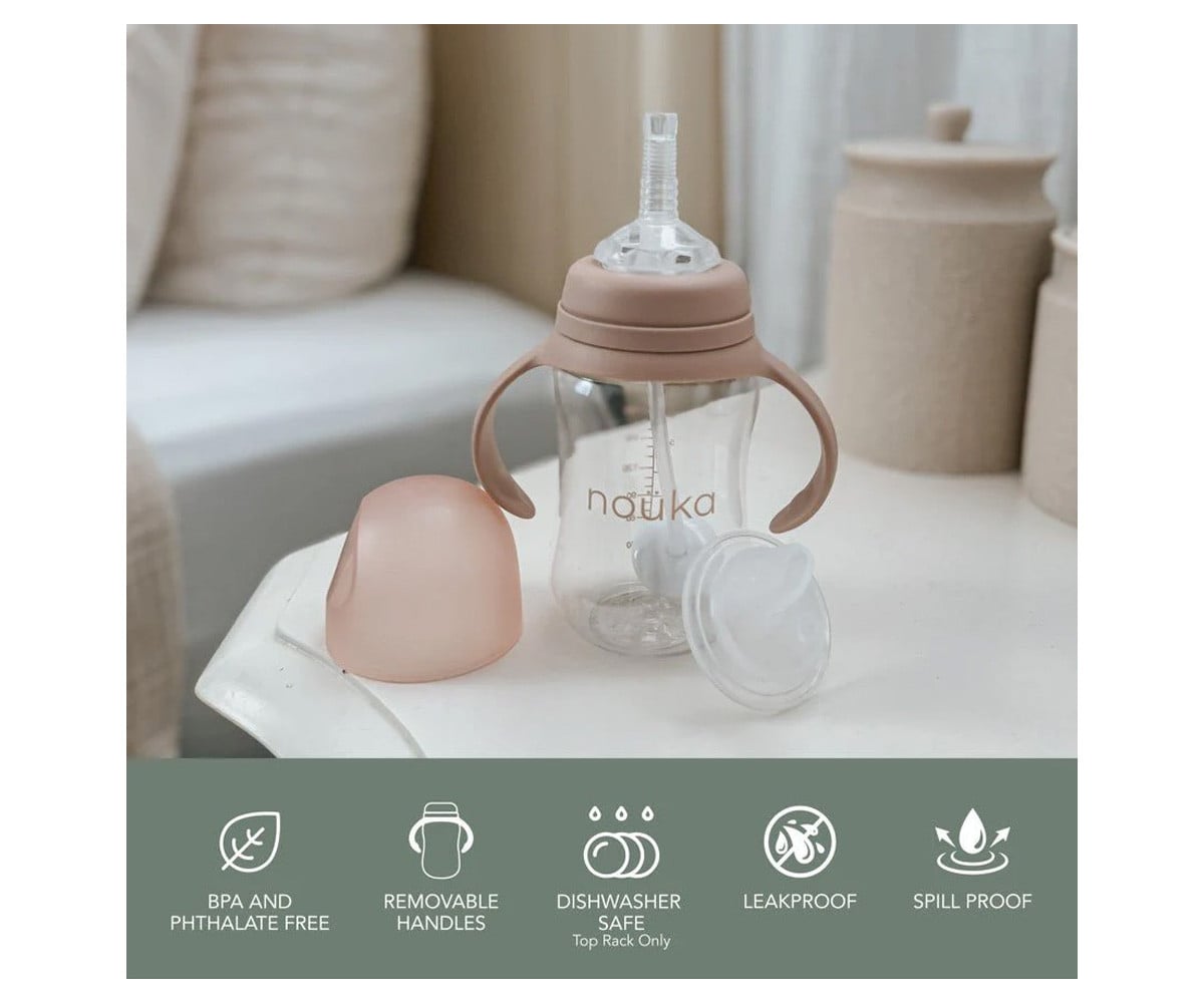 Gobelet de Transition avec Paille Flexible Lestée 240 ml Wave