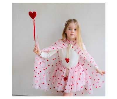 Capa Fato Tule Heart