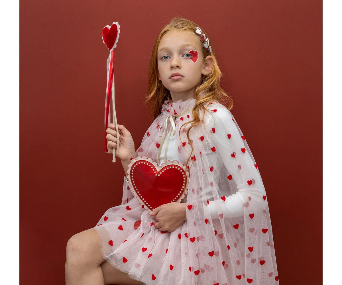 Capa Fato Tule Heart