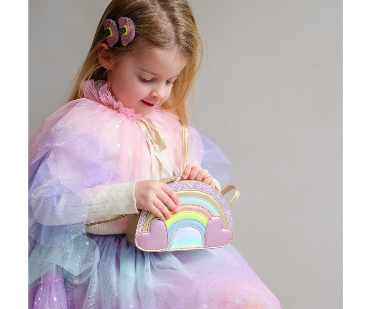 Sac Pink Rainbow Hearts