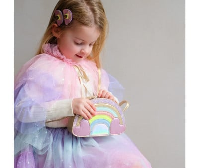 Sac Pink Rainbow Hearts