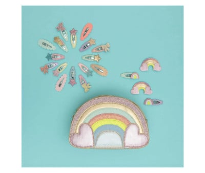 Sac Pink Rainbow Hearts