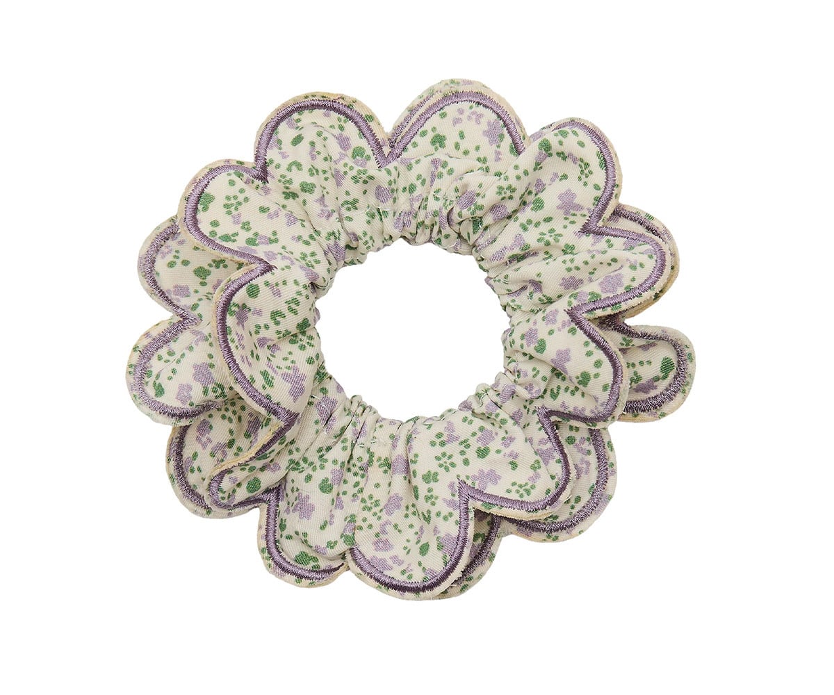 Chouchou Scalloped Floral