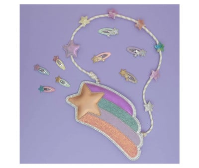 4 Barrettes Clic Clac Trailing Star