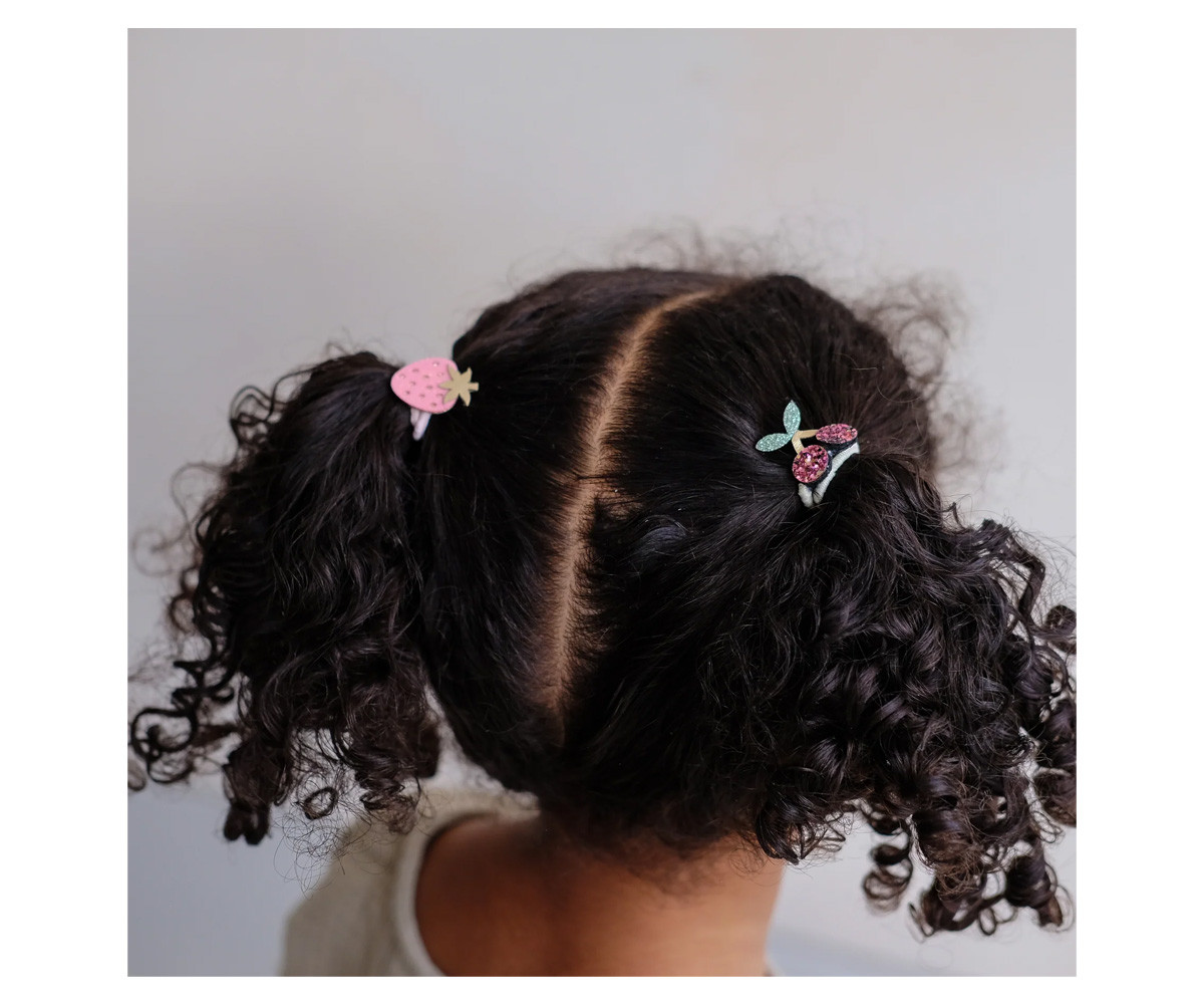 8 Mini Hair Ties Fruit Salad