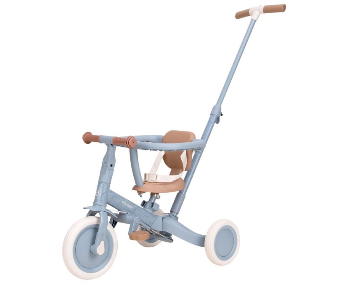 Triciclo con Barra 4 en 1 Safari Dreams Azul