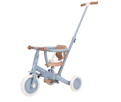 Triciclo con Barra 4 en 1 Safari Dreams Azul