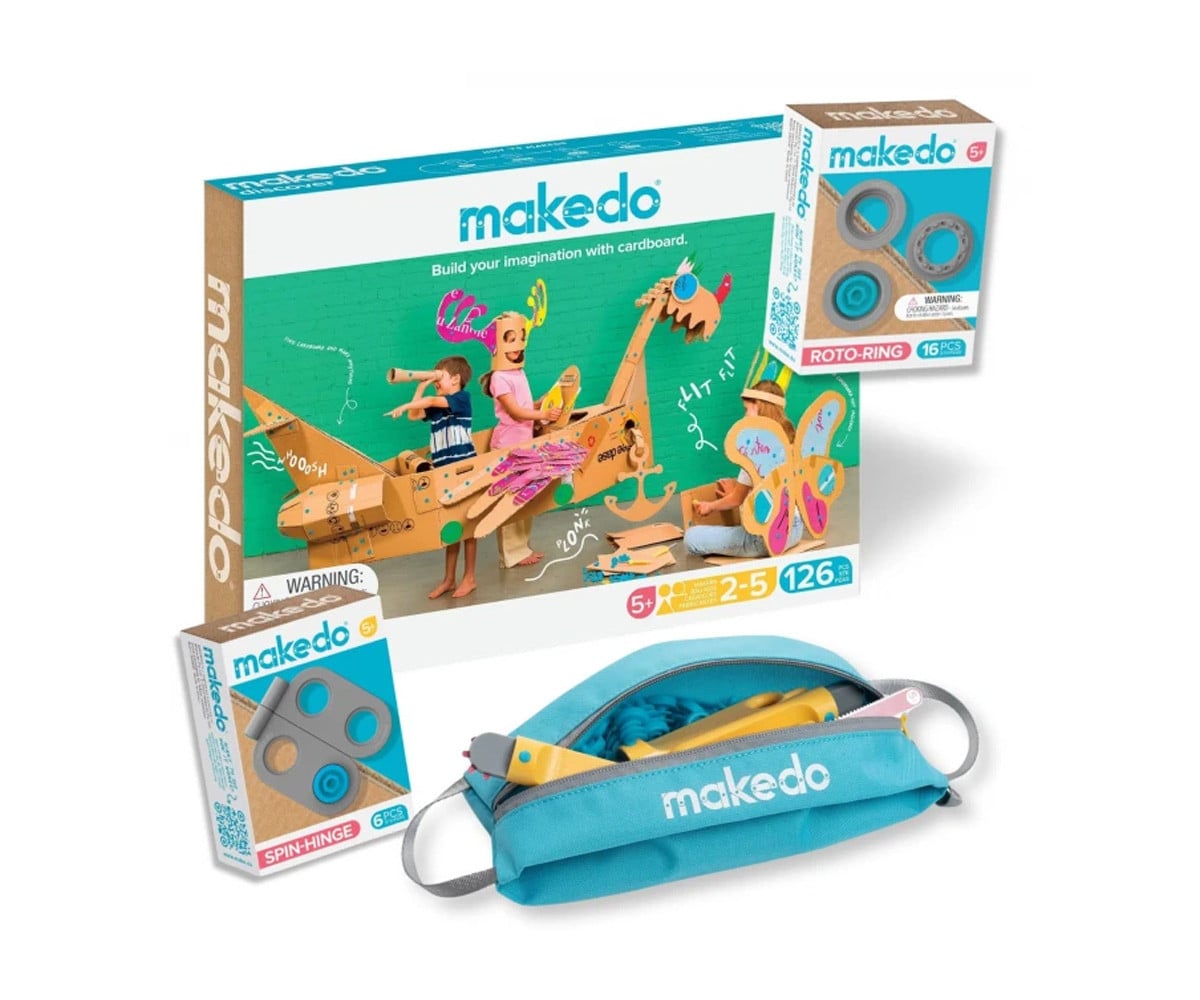 Kit de Construction Makedo 149 Pièces Holiday Bundle