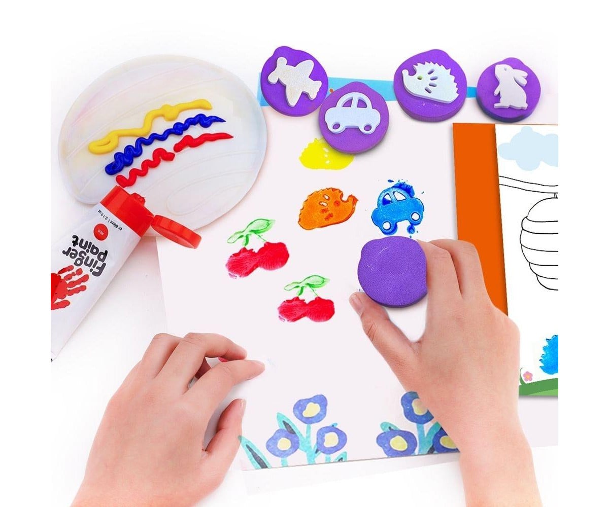 Set Creativo Pintura de Dedos Magic Box