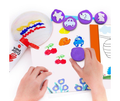 Set Creativo Pintura de Dedos Magic Box