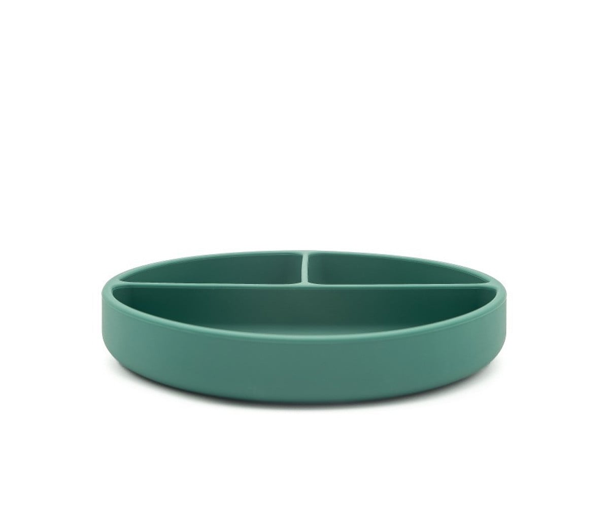 Assiette en Silicone à Compartiments Renard