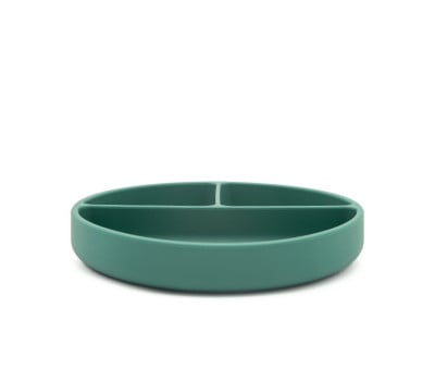 Assiette en Silicone à Compartiments Renard