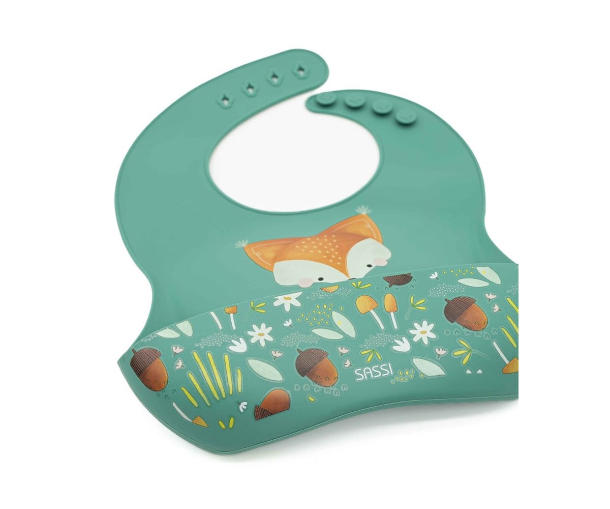 Babete de silicone Fox