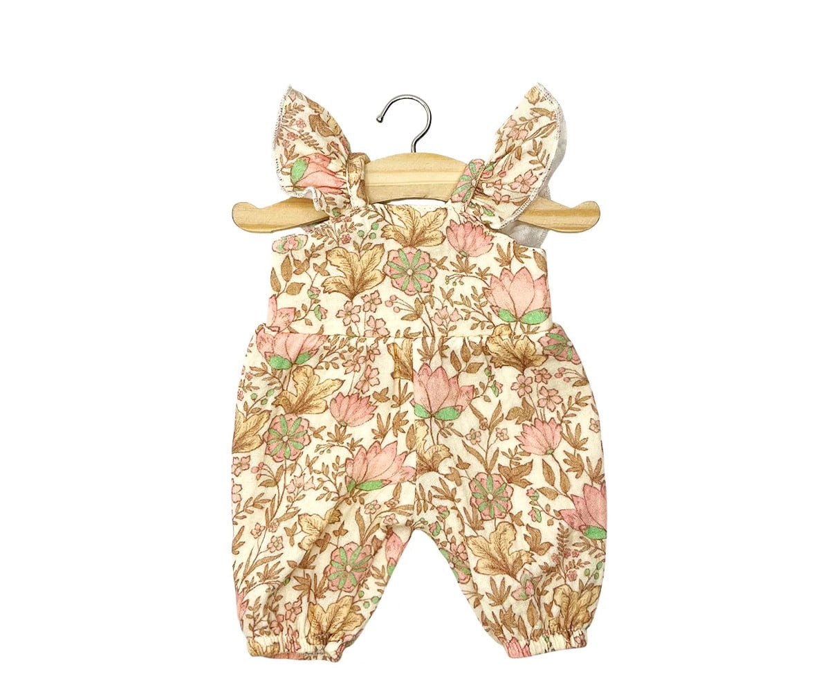 Salopette Claudie Indienne Rosée pour Poupée Gordis