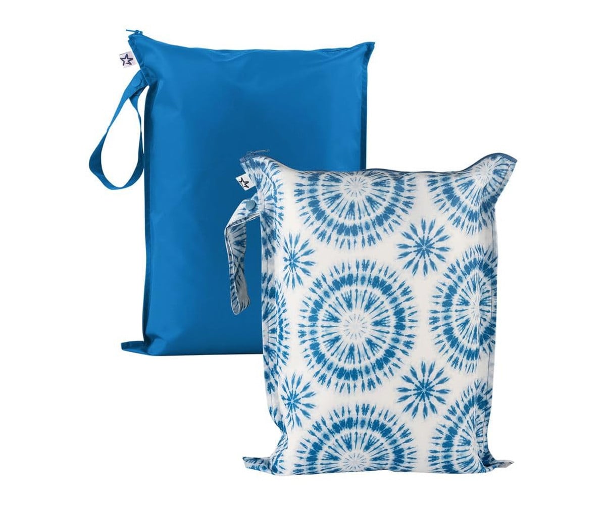 Lot de 2 Sacs Imperméables Blue Tie Dye