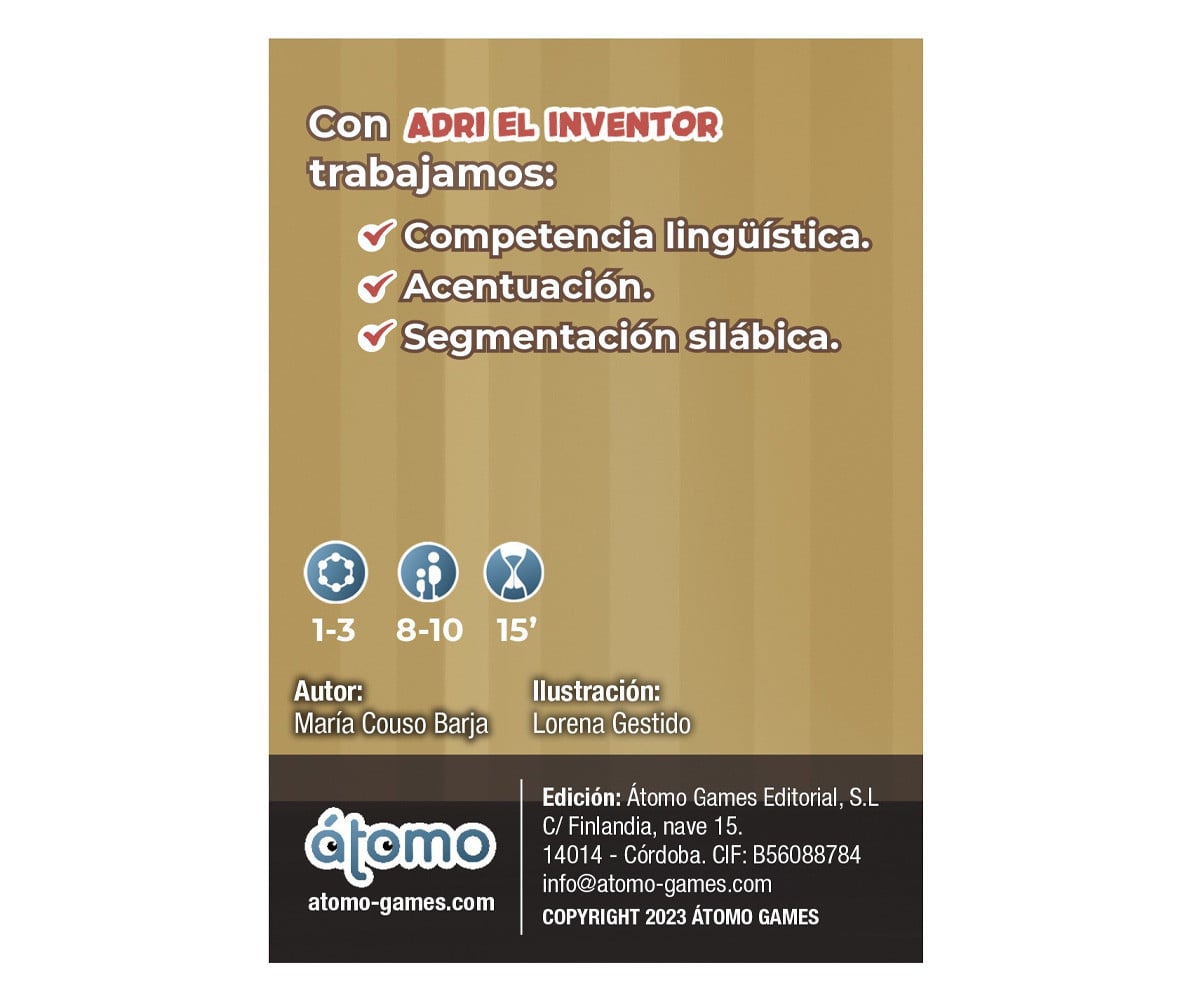 Jogo Clube A Adri, o Inventor (Instruções Espanhol)