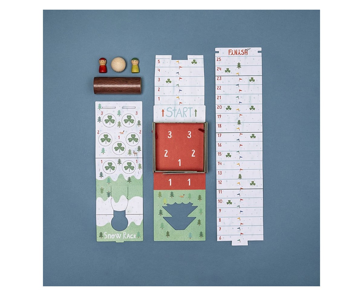 Tiny Game Snow Race Board Game