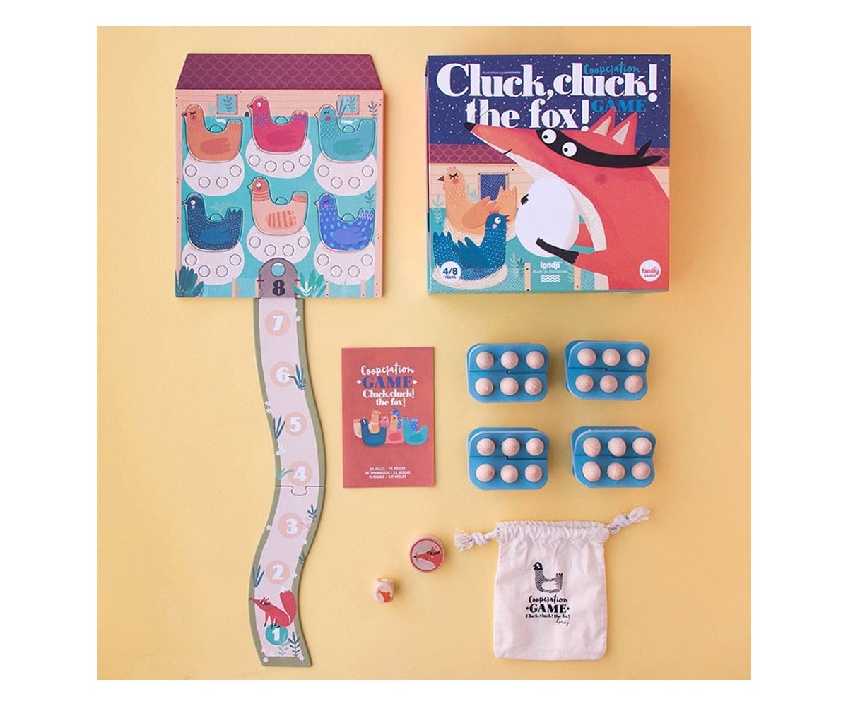 Jeu de Société Family Game Cluck, Cluck, the Fox