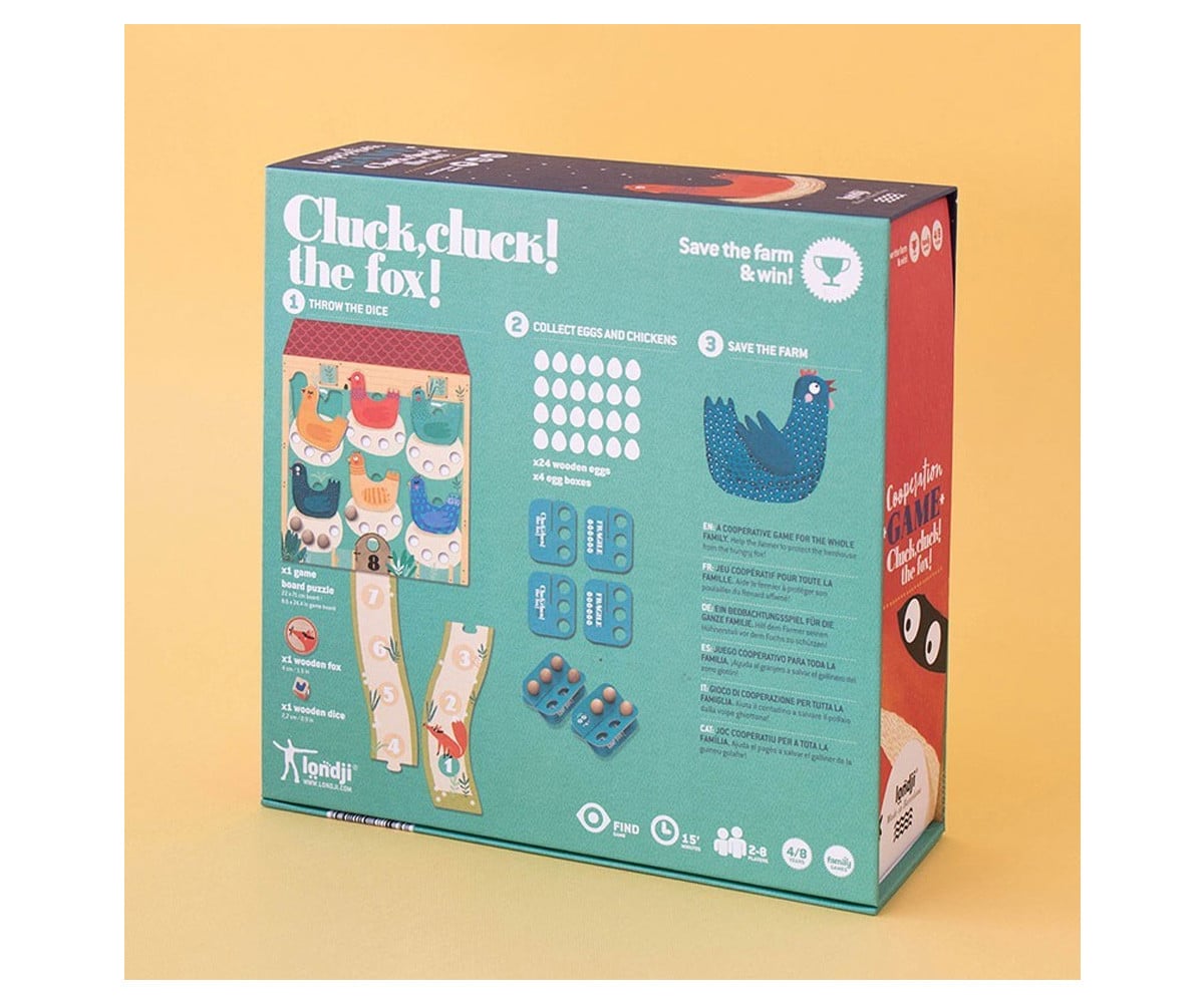 Jeu de Société Family Game Cluck, Cluck, the Fox
