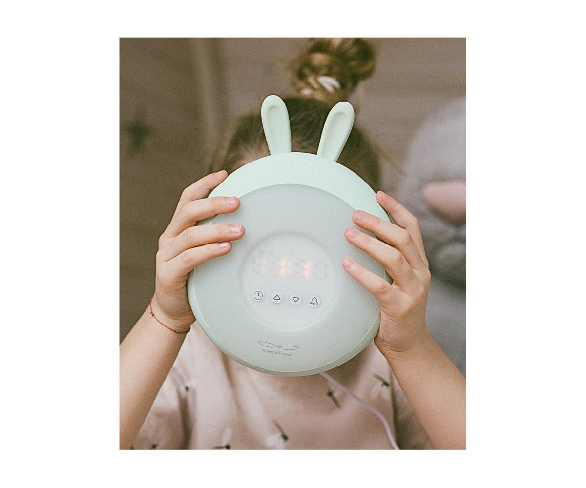 Réveil Lampe Lapin Vert