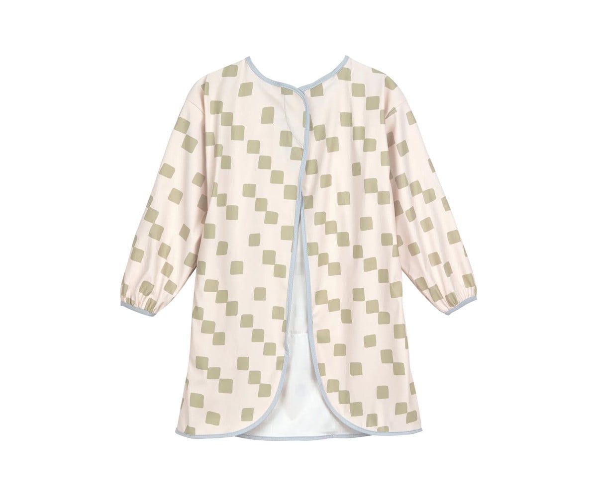 Blouse de Peinture Scolaire Happy Fruits Light Khaki