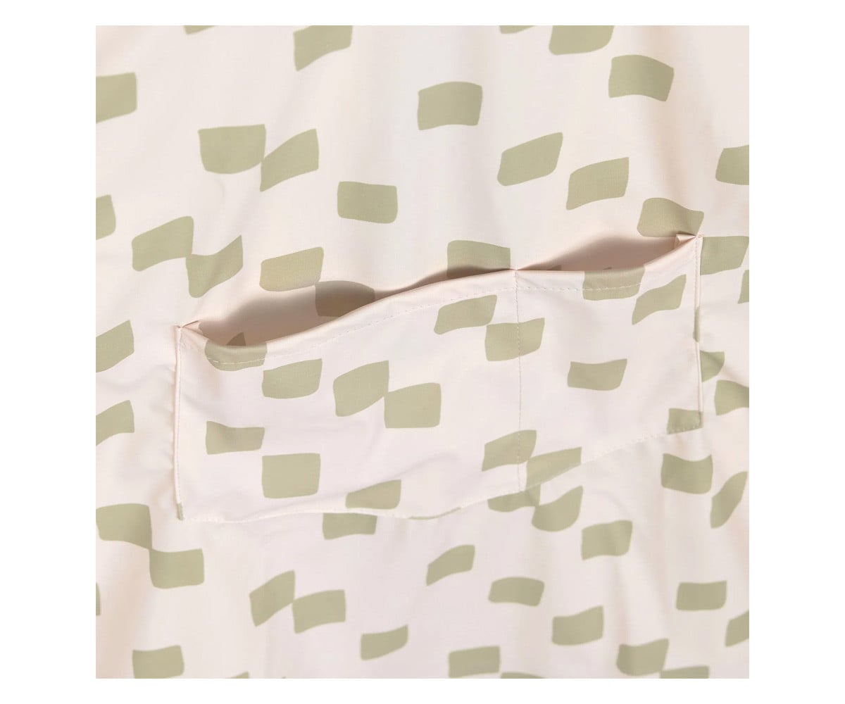 Blouse de Peinture Scolaire Happy Fruits Light Khaki
