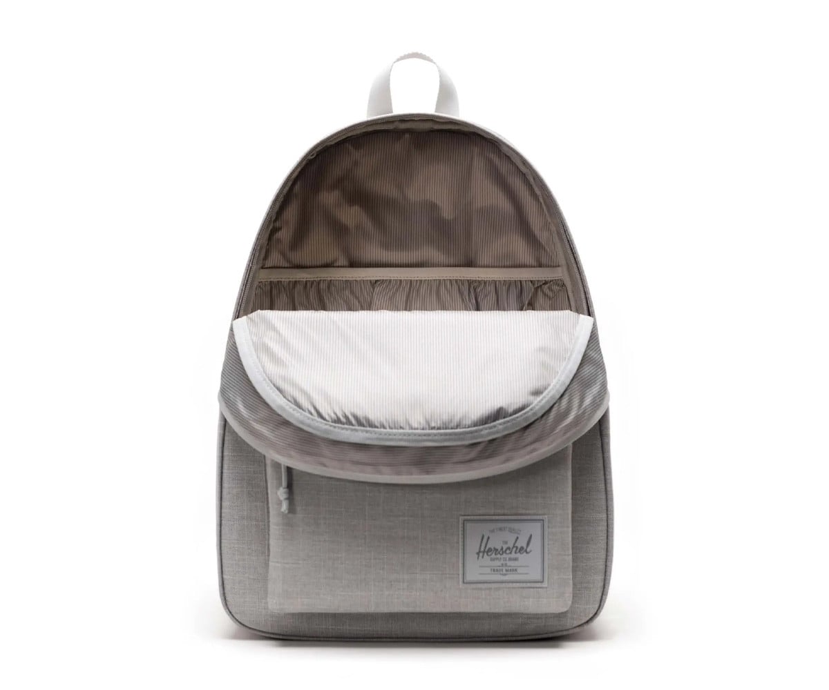 Mochila personalizável Herschel Classic XL Grey Crosshatch