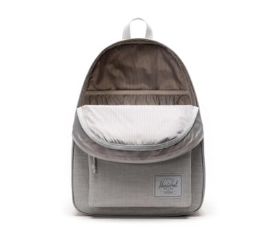 Mochila personalizável Herschel Classic XL Grey Crosshatch