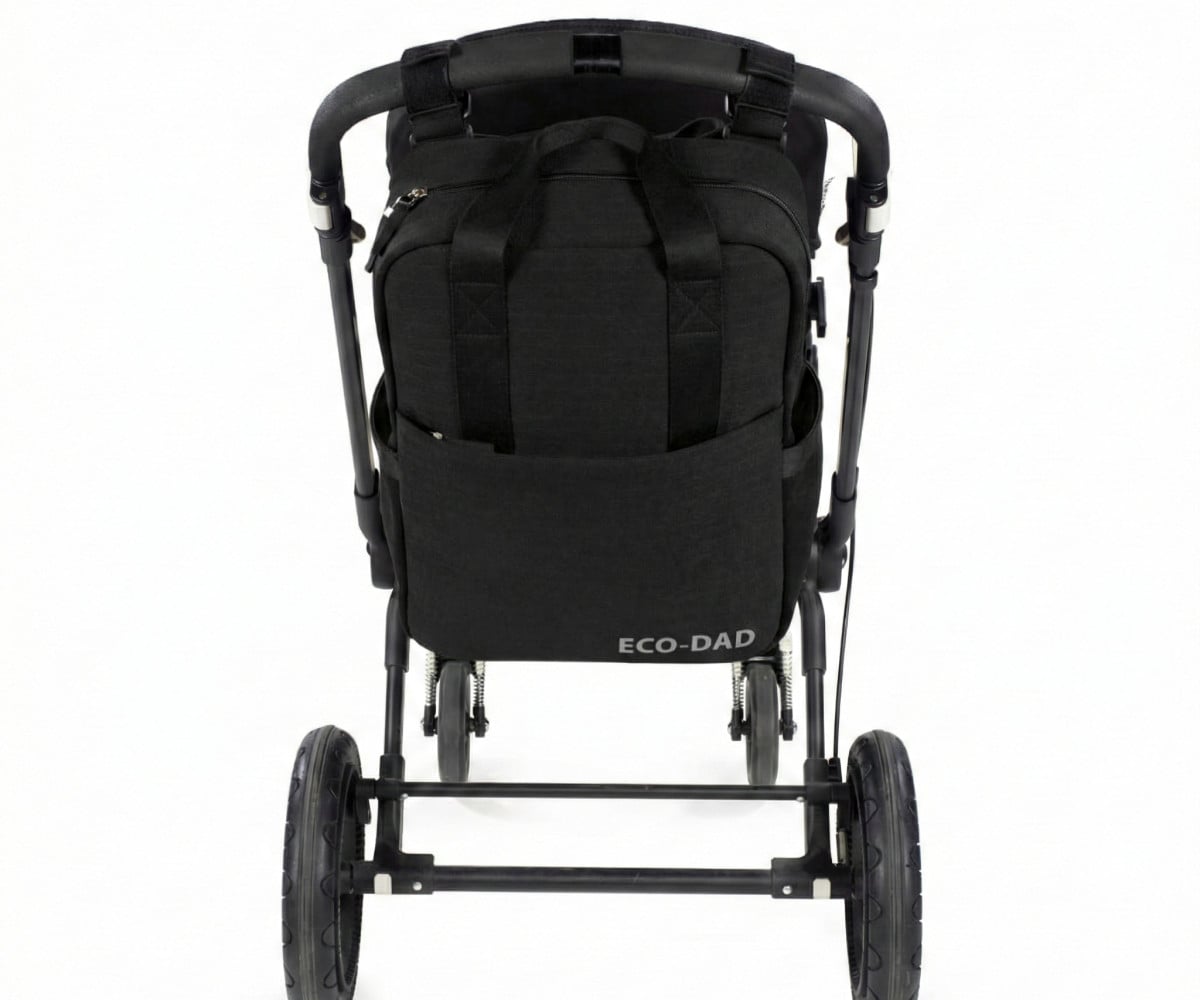 Mochila XL Eco Dad preta