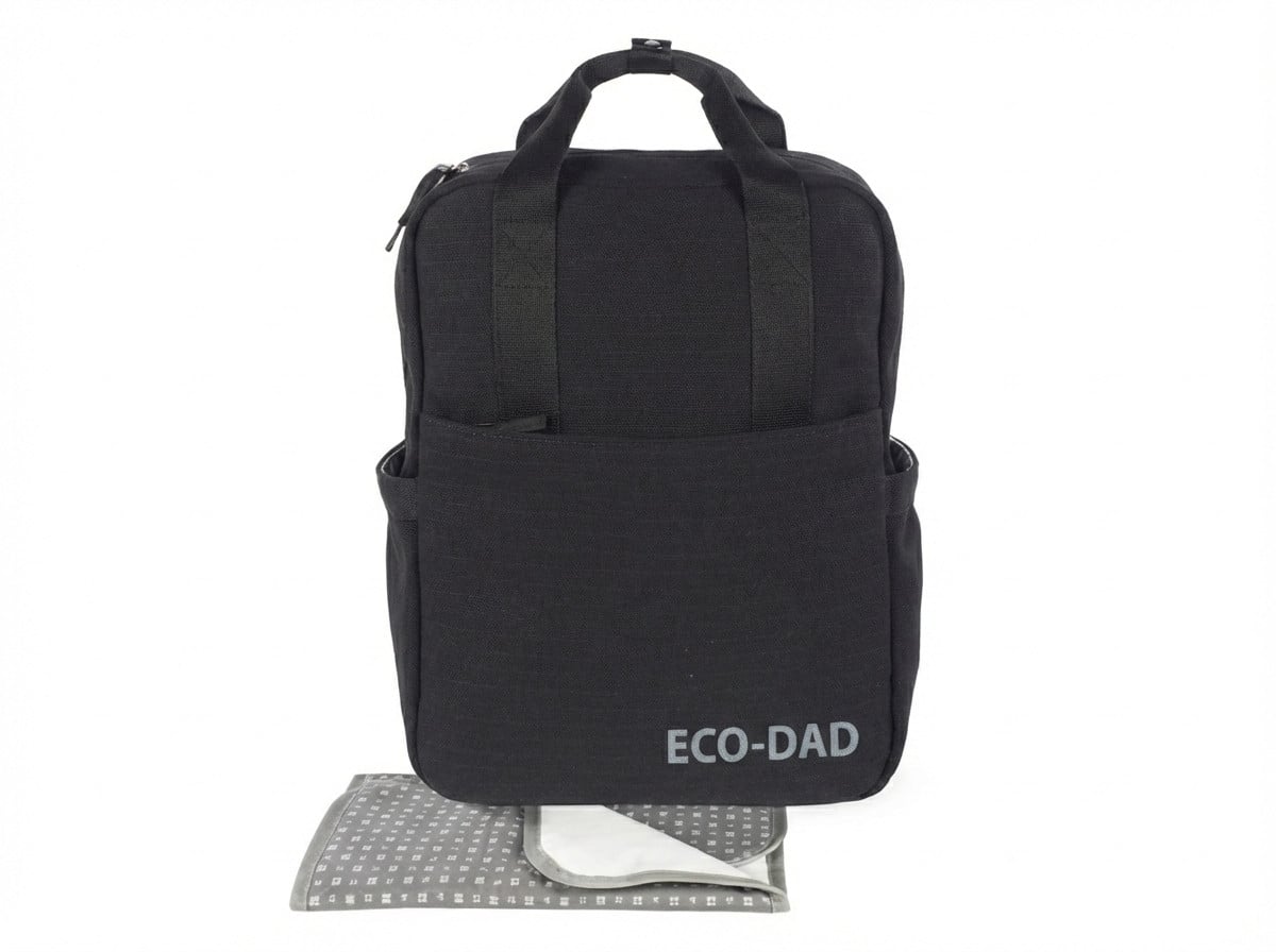 Mochila XL Eco Dad preta