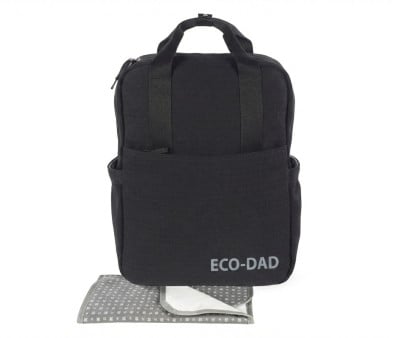 Mochila XL Eco Dad preta