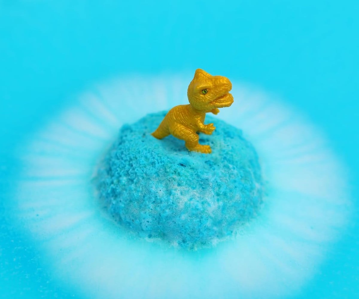 6 Bombes de Bain Dino Surprise