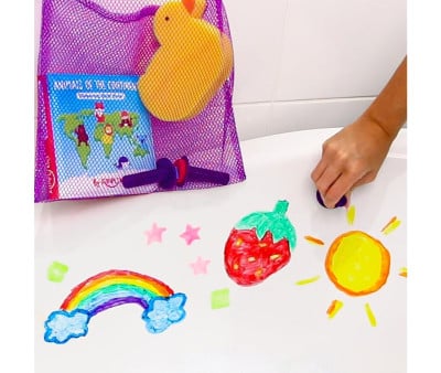Kit de Coloriage pour Baignoire Baff Paints + Activity Set et Livre