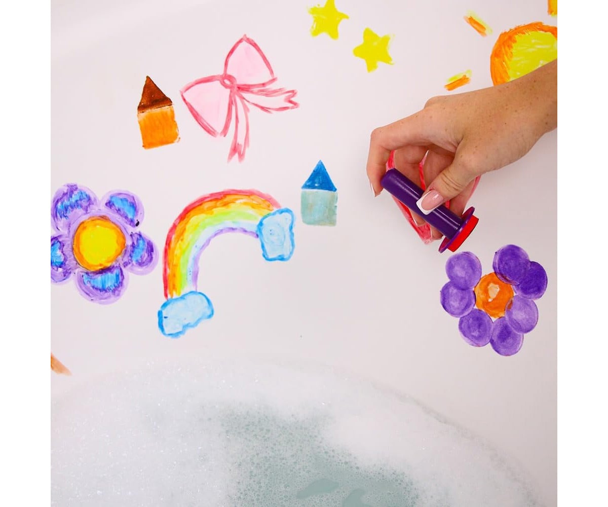 Kit de Coloriage pour Baignoire Baff Paints + Activity Set et Livre