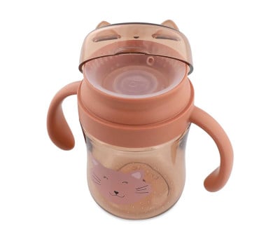 Taza Antiderrame 360º con Asas Mrs. Cat