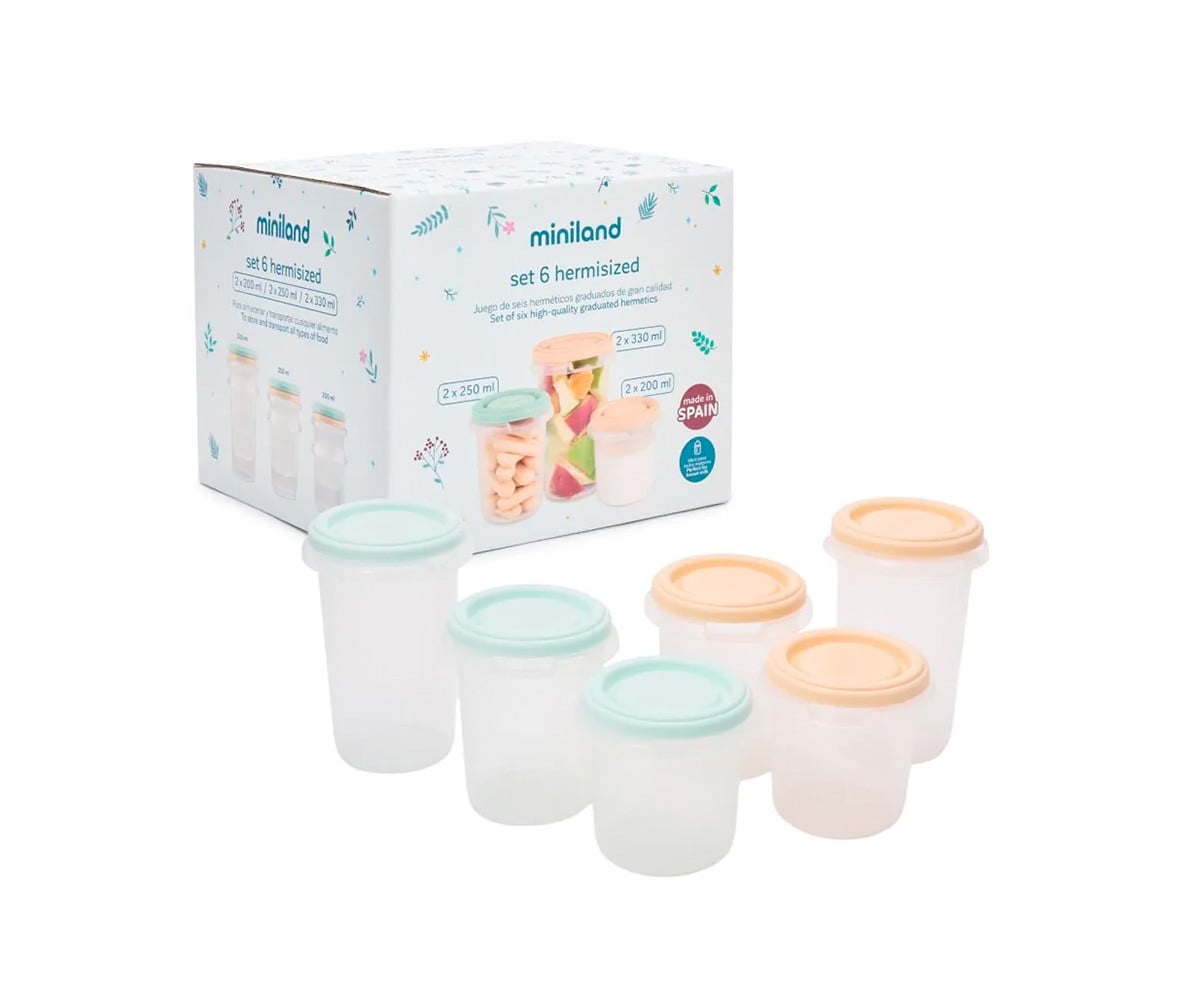 Conjunto Dreamland de 6 recipientes hermidimensionados