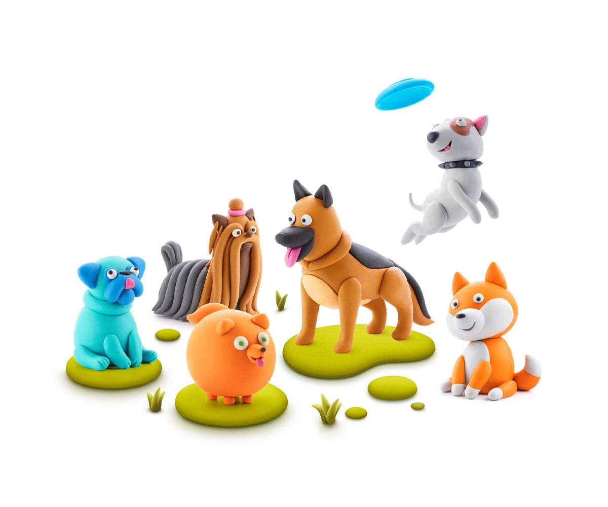 Interactive Playdough Dog Story  (15 cans)