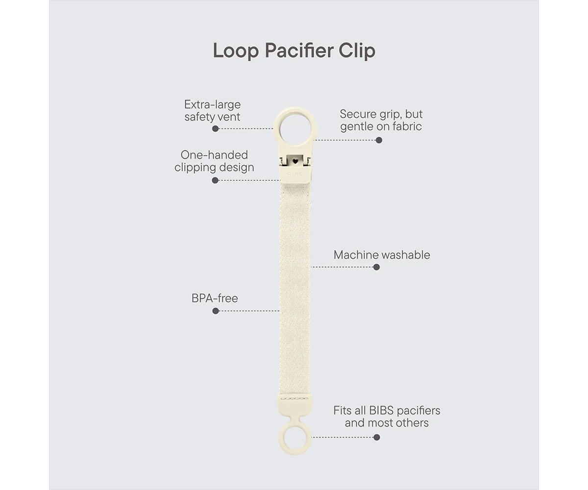 Attache-Sucette BIBS Loop Clip Polka