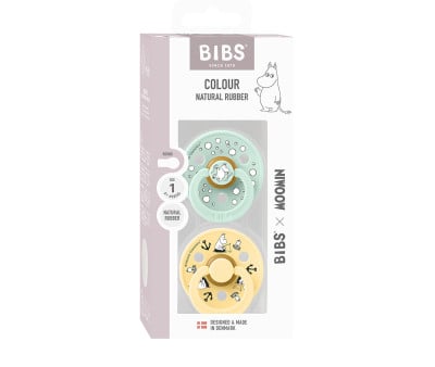 2 Succhietti BIBS x Moomin Colour Round Sailing-Nordic Mint Mix