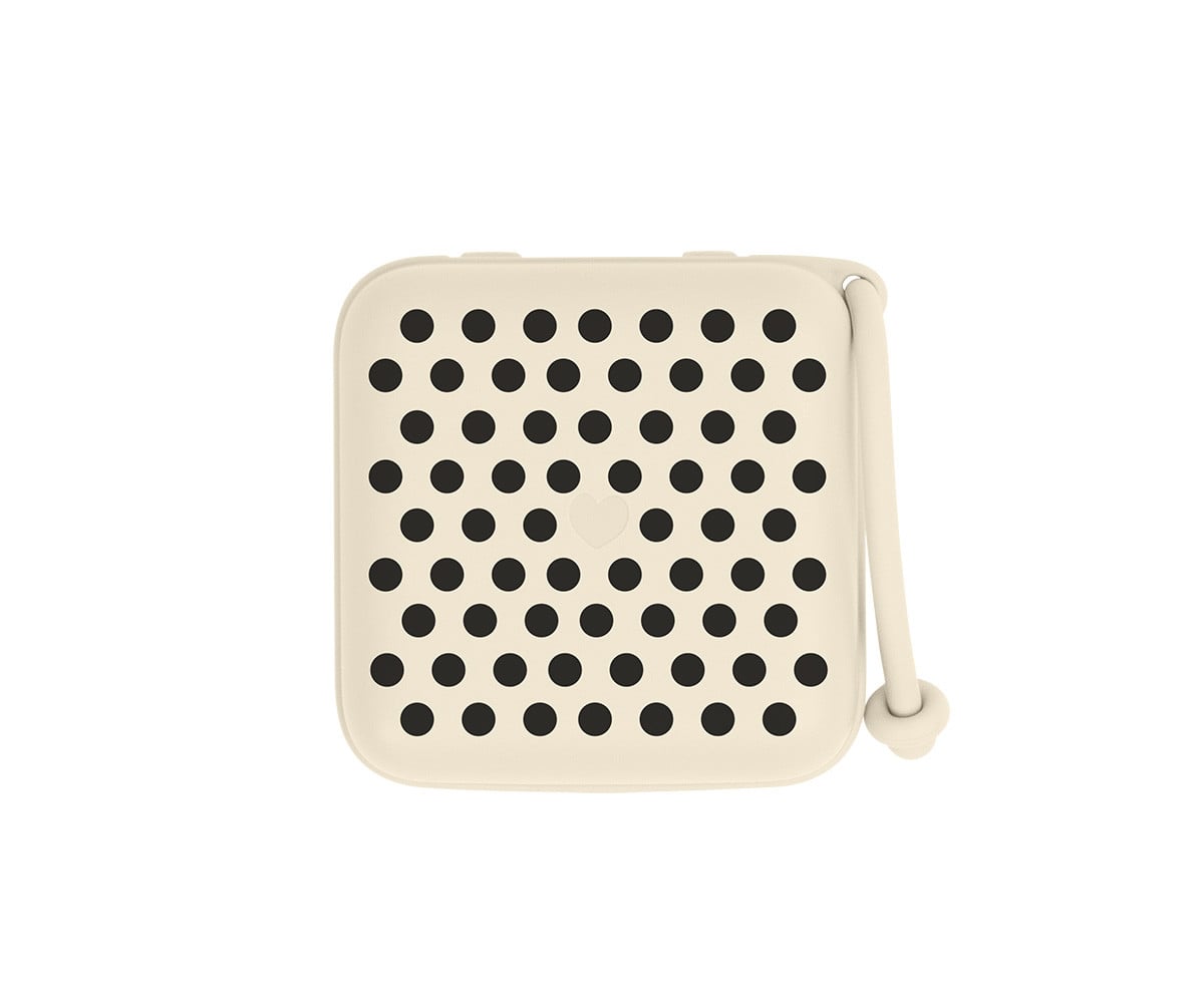 Portachupetes BIBS Studio Polka Ivory/Black