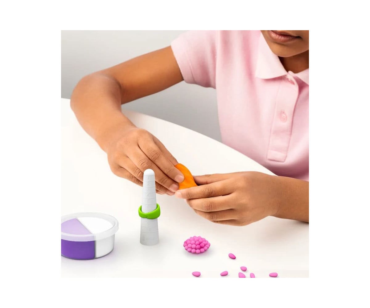 Plastilina Interattiva Bijou Flower Rings (3 vasetti)
