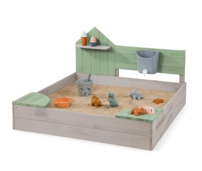 Arenero Muddy Buddy Cozy House Grey/Eucalyptus