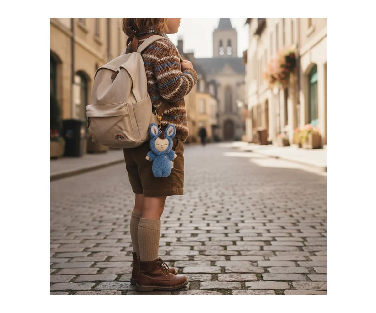 Porte-Clés pour Sac à Dos Cozy Charm Bunny Twiggy